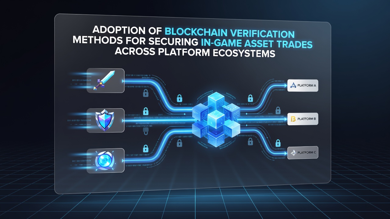 Cross-platform asset trade interface showing blockchain confirmation steps